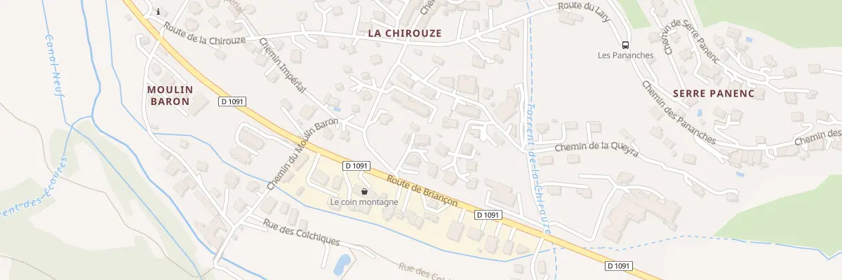 Plan du 20 Che de Saint Antoine à La Salle-les-Alpes