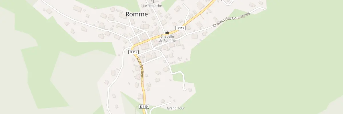 Plan du 5148 Romme à Nancy-sur-Cluses