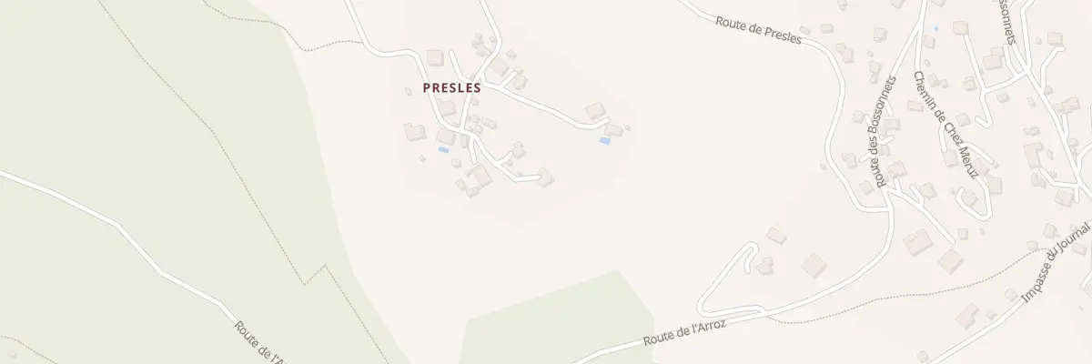 Plan du 965 Rte de Presles à Châtillon-sur-Cluses