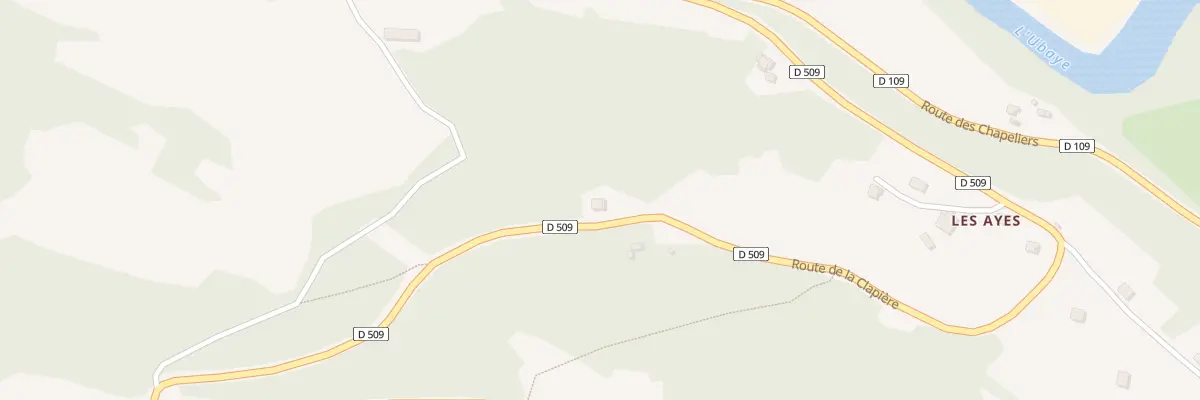 Plan du 818 Rte de la Clapière aux Thuiles
