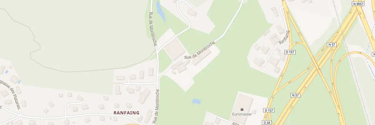 Plan du 2 Rue de Montiroche à Saint-Nabord