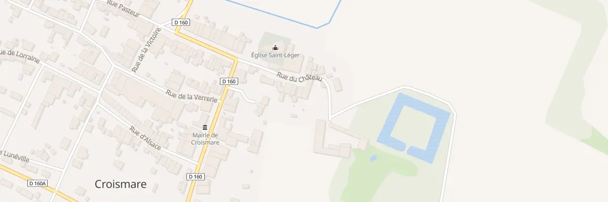 Plan du 11 Rue du Château à Croismare
