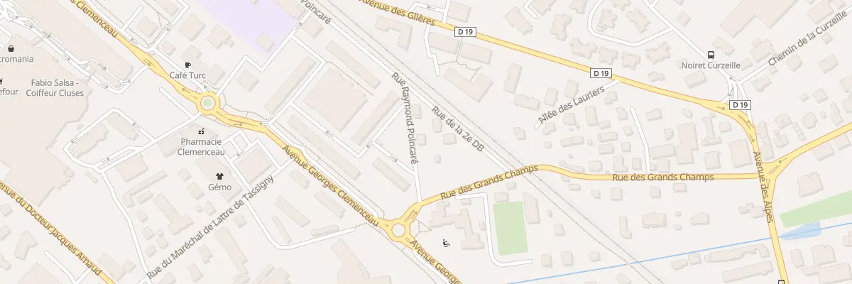 Plan du 3 Rue de la Deuxieme Db à Cluses
