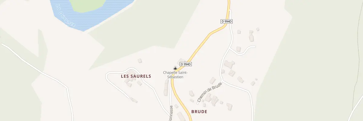 Plan du 5121 La Faisse et l’Estruqua à Saint-Clément-sur-Durance