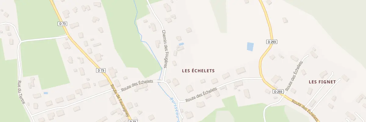 Plan du 2 Che des Fougeres à Mélisey