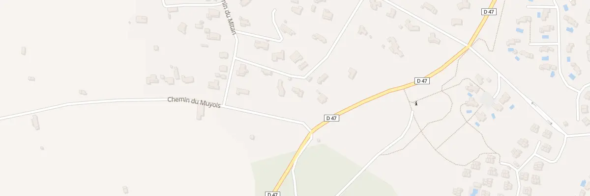 Plan du 140 Che du Mitan à La Motte