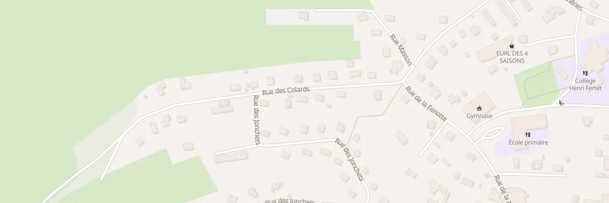 Plan du 7 Rue des Colards à Sancey