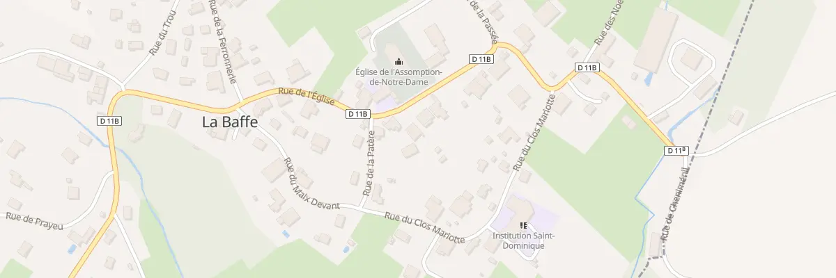 Plan du 326 Rue de l’Eglise à La Baffe