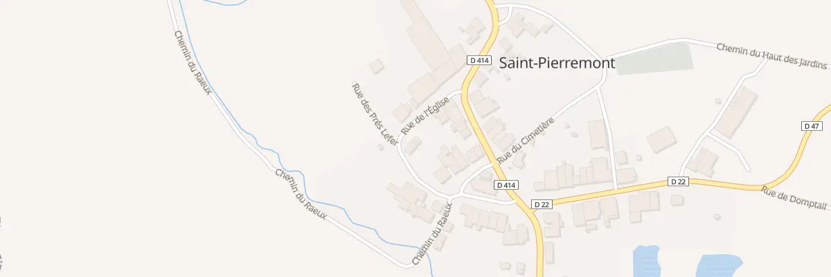 Plan du 10 Rue de l’Eglise à Saint-Pierremont