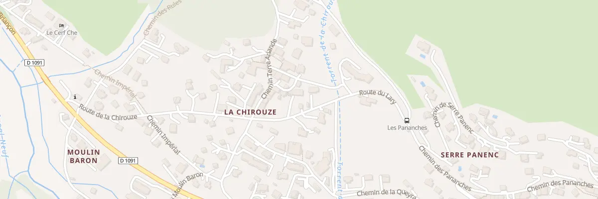 Plan du 83 Rte du Lary à La Salle-les-Alpes