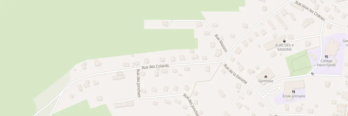 Plan du 10 Rue des Colards à Sancey