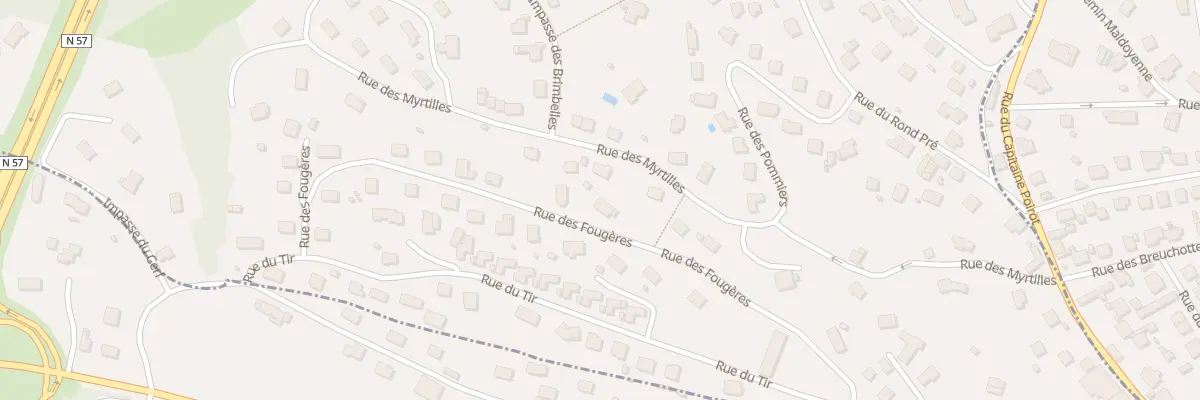 Plan du 4 Rue des Fougères à Saint-Nabord