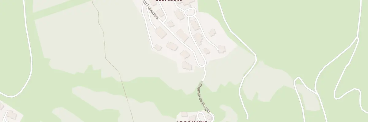 Plan du 870 Rte du Belvédère aux Allues