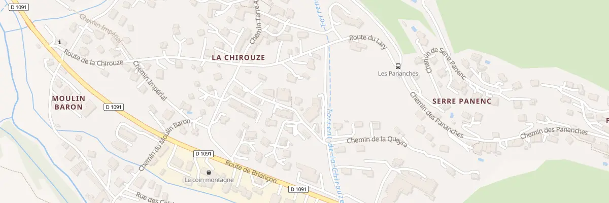 Plan du 5685 Sous la Chirouze à La Salle-les-Alpes