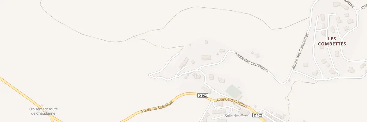 Plan du 7011 La Clappe et Champ Pardigi à Demandolx