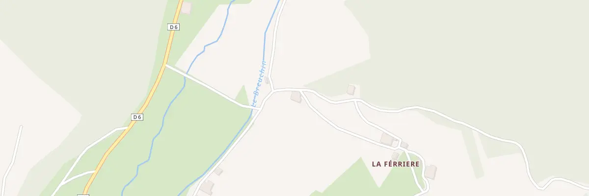 Plan du 2 La Ferriere à Amont-et-Effreney