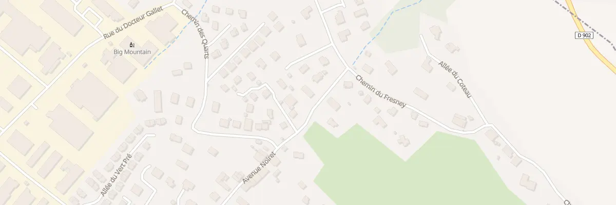 Plan du 1309 Av du Noiret à Cluses