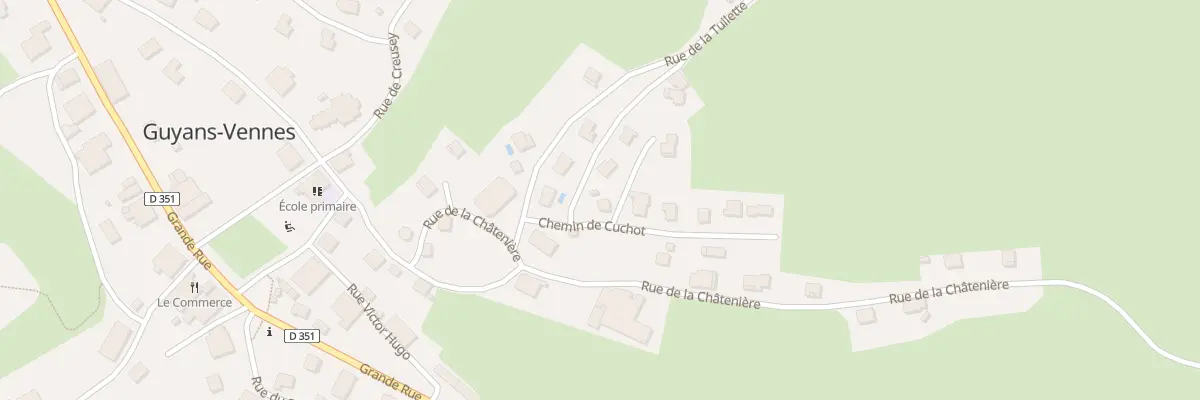 Plan du 5134 La Combe Bassot à Guyans-Vennes