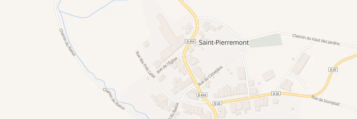Plan du 15 Gr Grande Rue à Saint-Pierremont