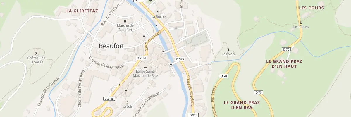 Plan du 5188 Rte de Roselend à Beaufort