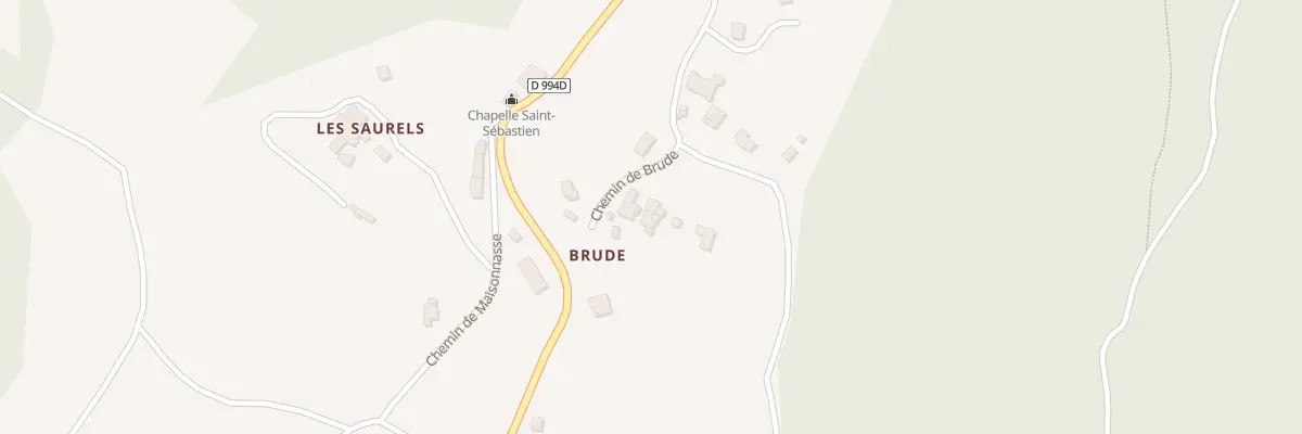 Plan du 248 Che de Brude à Saint-Clément-sur-Durance