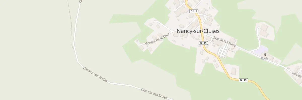 Plan du 183 Montée de la char à Nancy-sur-Cluses