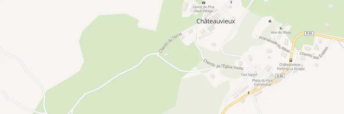 Plan du 141 Che de Terras à Châteauvieux