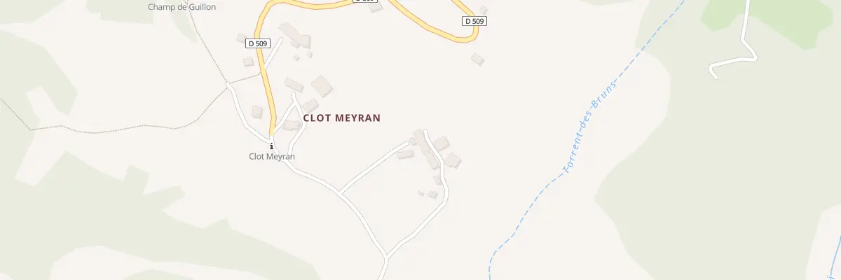 Plan du 566 Clot Meyran aux Thuiles