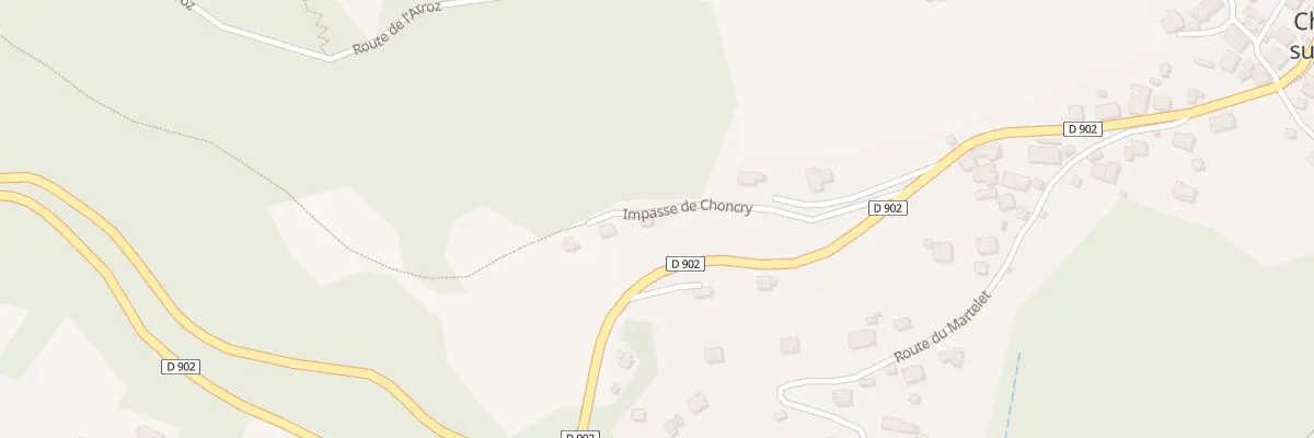 Plan du 196 Imp de Choncry à Châtillon-sur-Cluses