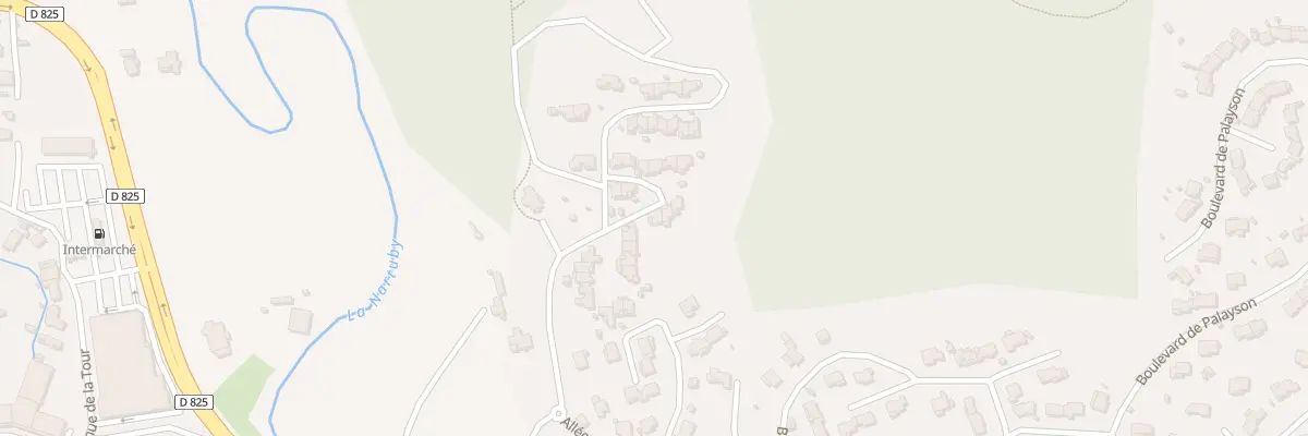 Plan du 18 Bd des Bellugues au Muy
