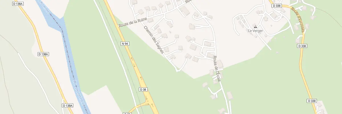 Plan du 135 Che des Sagnes à La Roche-de-Rame