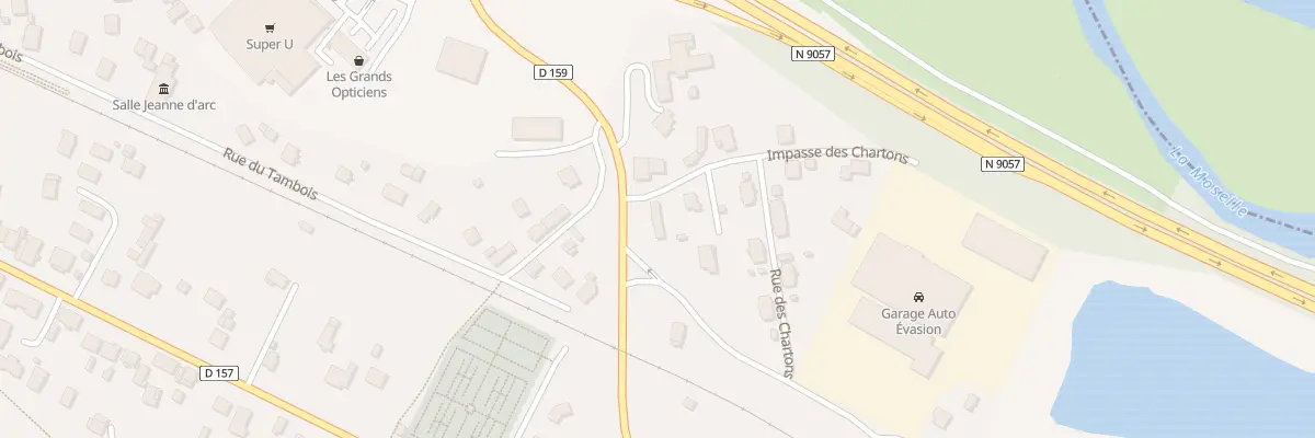 Plan du 18 Rue des Chartons à Pouxeux