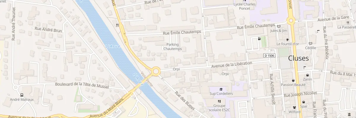 Plan du 3 Av de la Libération à Cluses