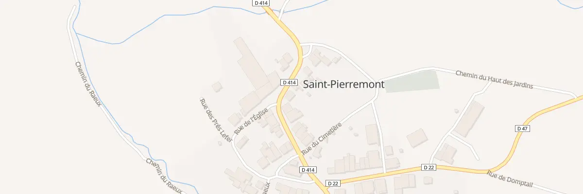 Plan du 14 Gr Grande Rue à Saint-Pierremont
