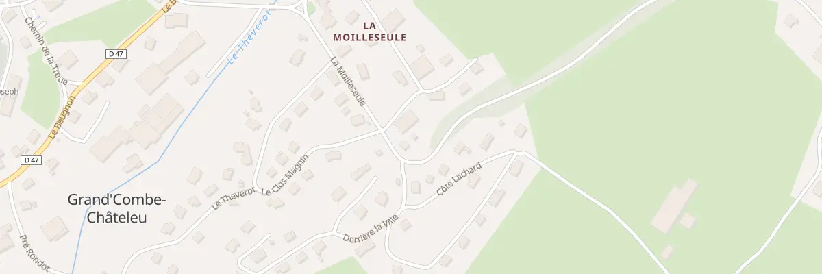 Plan du 10B La Moilleseule à Grand’Combe-Châteleu