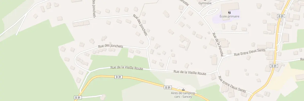 Plan du 21 Rue des Jonchets à Sancey