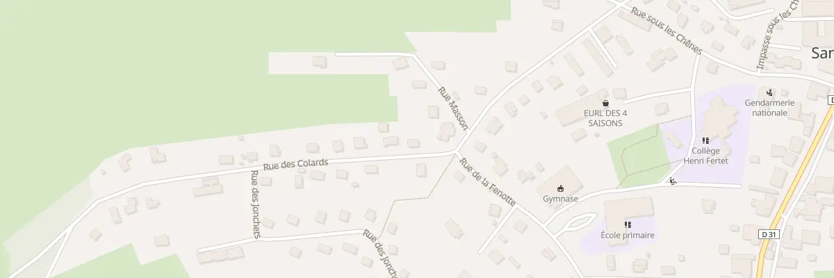 Plan du 4 Rue des Colards à Sancey