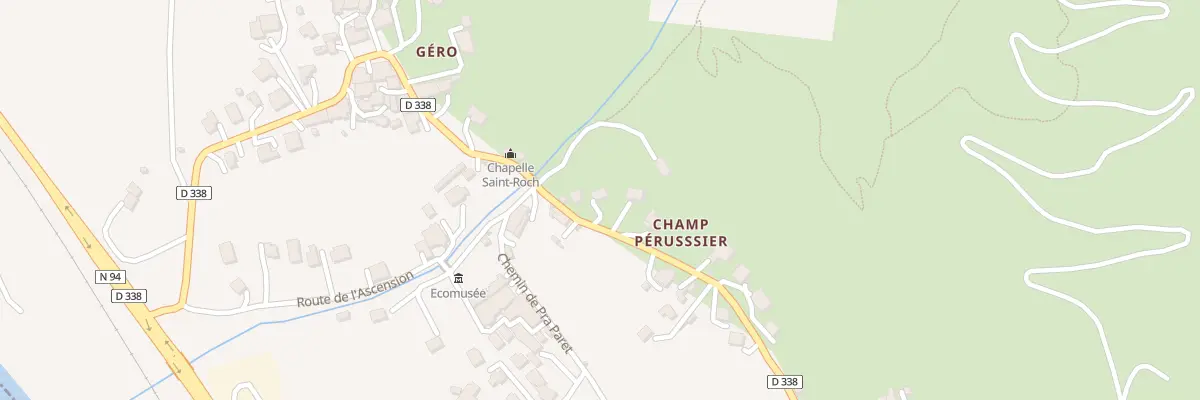 Plan du 5218 Champ Perussier à La Roche-de-Rame