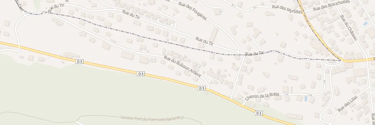 Plan du 14 Rue du Buisson Ardent à Remiremont