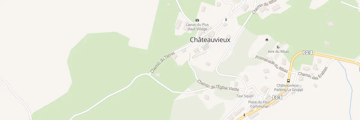 Plan du 65 Che de Terras à Châteauvieux