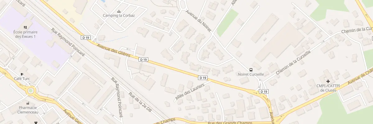 Plan du 75 Rue du pré de la croix à Cluses