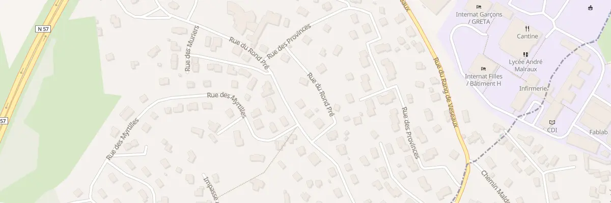 Plan du 30 Rue du Rond Pré à Saint-Nabord