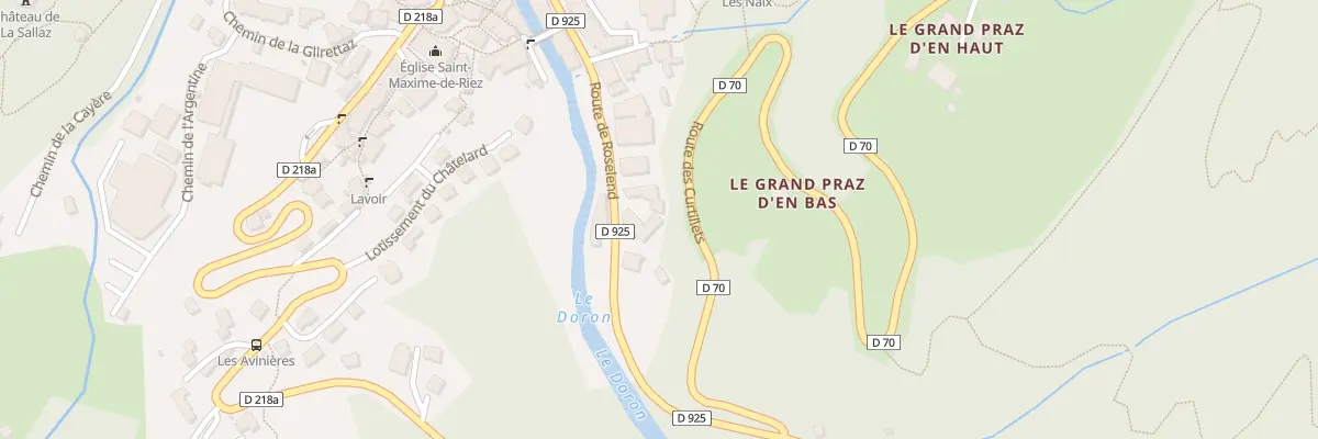Plan du 6105 Le Monal à Beaufort