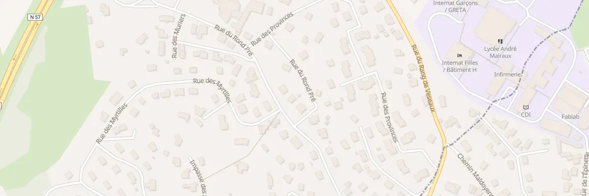 Plan du 28 Rue du Rond Pré à Saint-Nabord