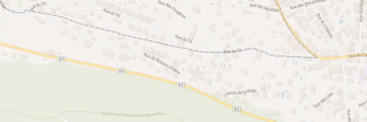 Plan du 8 Rue du Buisson Ardent à Remiremont