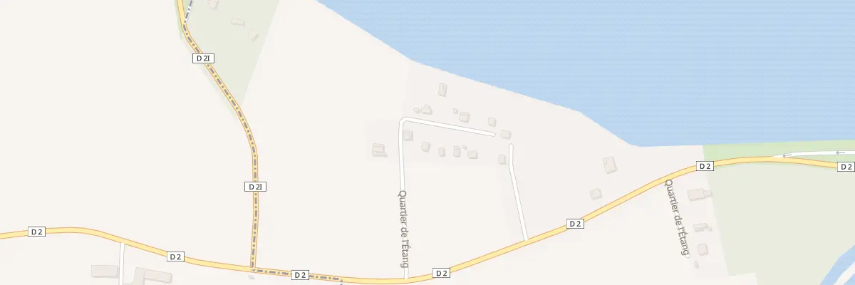 Plan du 12 Vc Quartier de l’Etang à Parroy