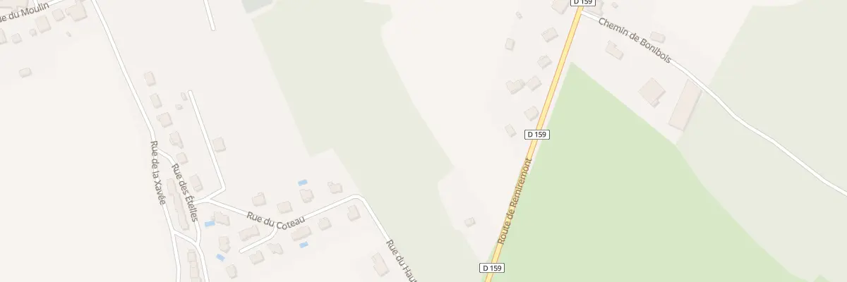 Plan du 24 Rte de Remiremont à Aydoilles