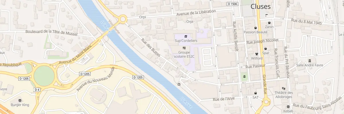 Plan du 18 Rue des Buttes à Cluses