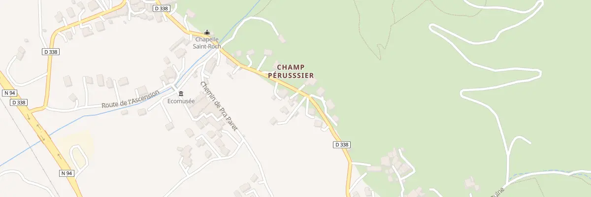 Plan du 5347 Champ Perussier à La Roche-de-Rame