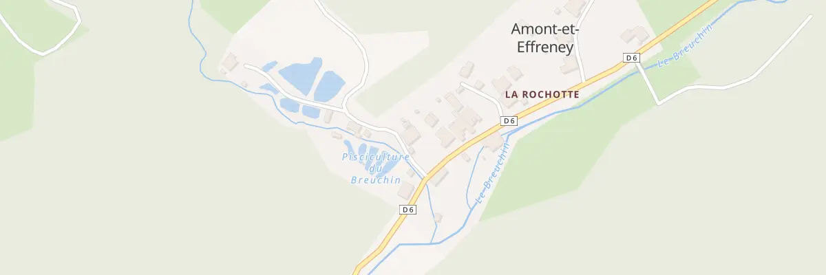 Plan du 9 La Rochotte à Amont-et-Effreney